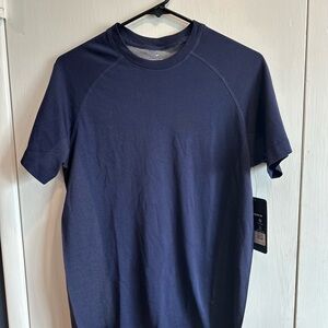 Athleta Men's Deep Blue Short Sleeve Tee